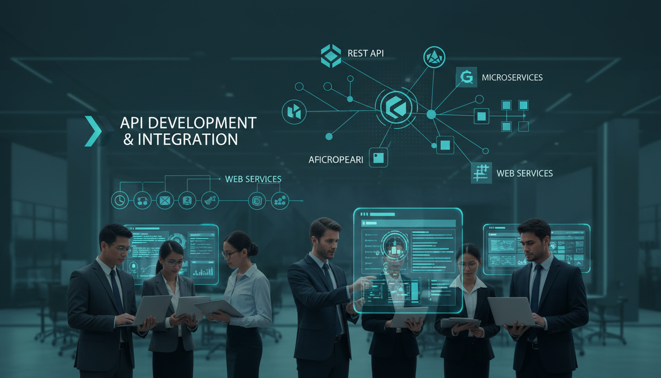 API Development & Integration process workflow showing ETW Creations methodology