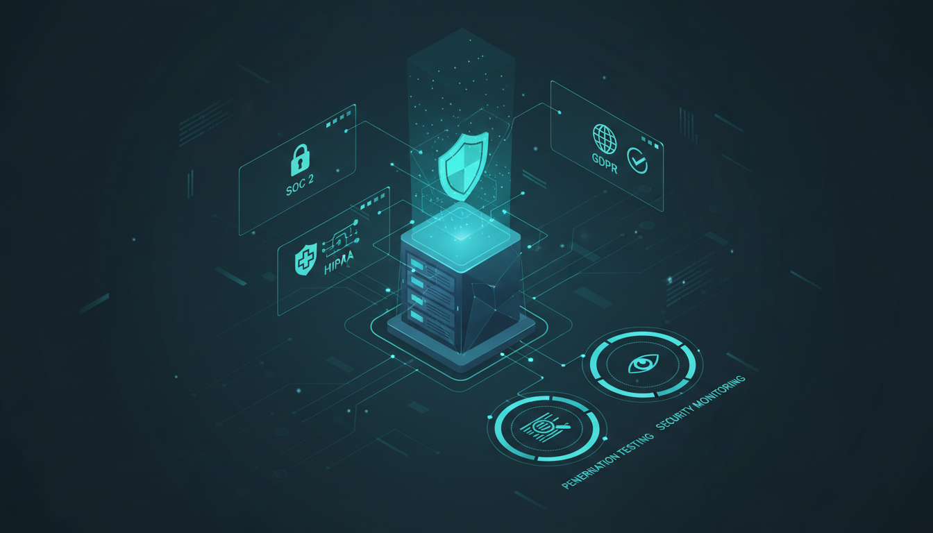 Cybersecurity & Compliance process workflow showing ETW Creations methodology