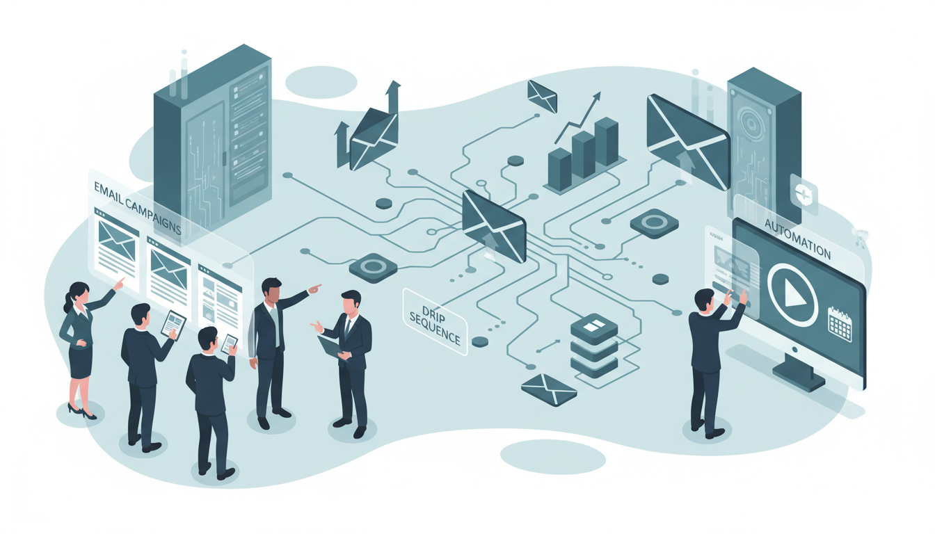 Email Marketing & Automation process workflow showing ETW Creations methodology