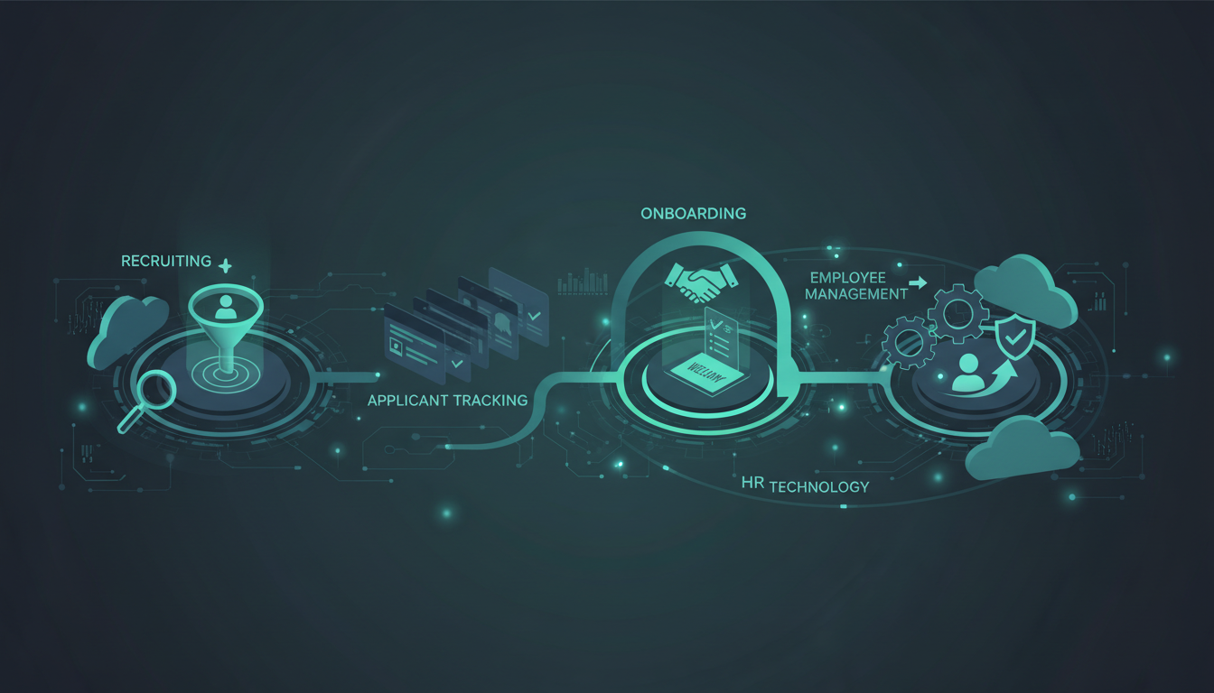 HR & Recruiting Automation process workflow showing ETW Creations methodology