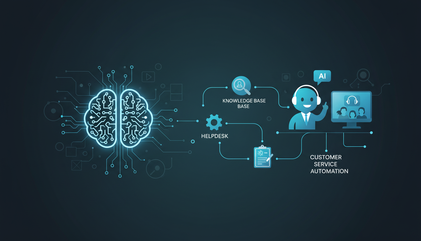 Customer Support Automation process workflow showing ETW Creations methodology